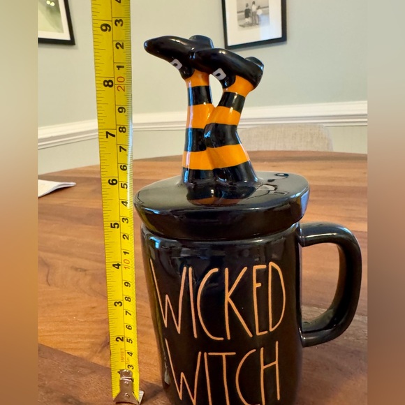 Rae Dunn Wicked Witch coffee tea mug with lid NOS in original wrap. Never used - Picture 8 of 8